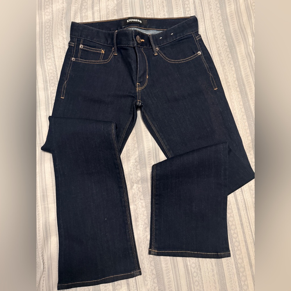Express Woman Deep Indigo Bootcut Jeans